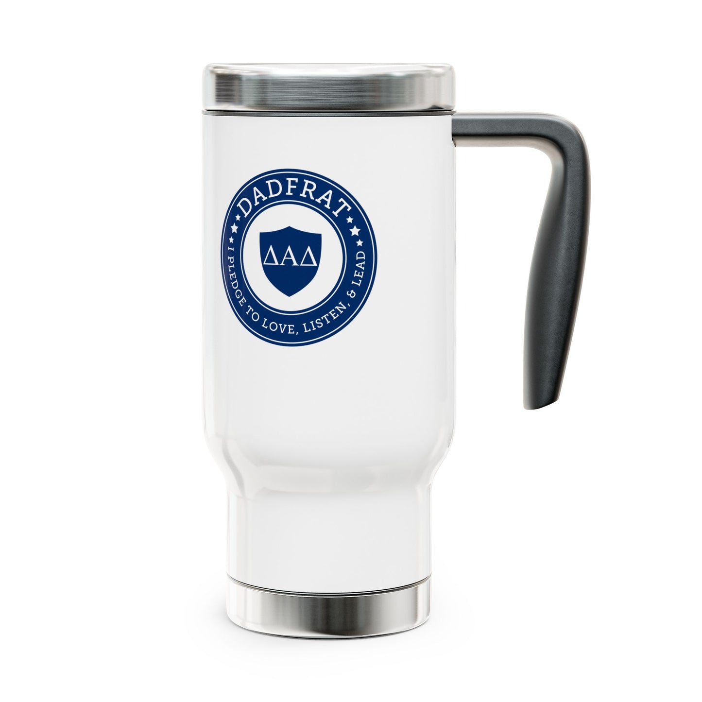 DadFrat Travel Mug with Handle, 14oz