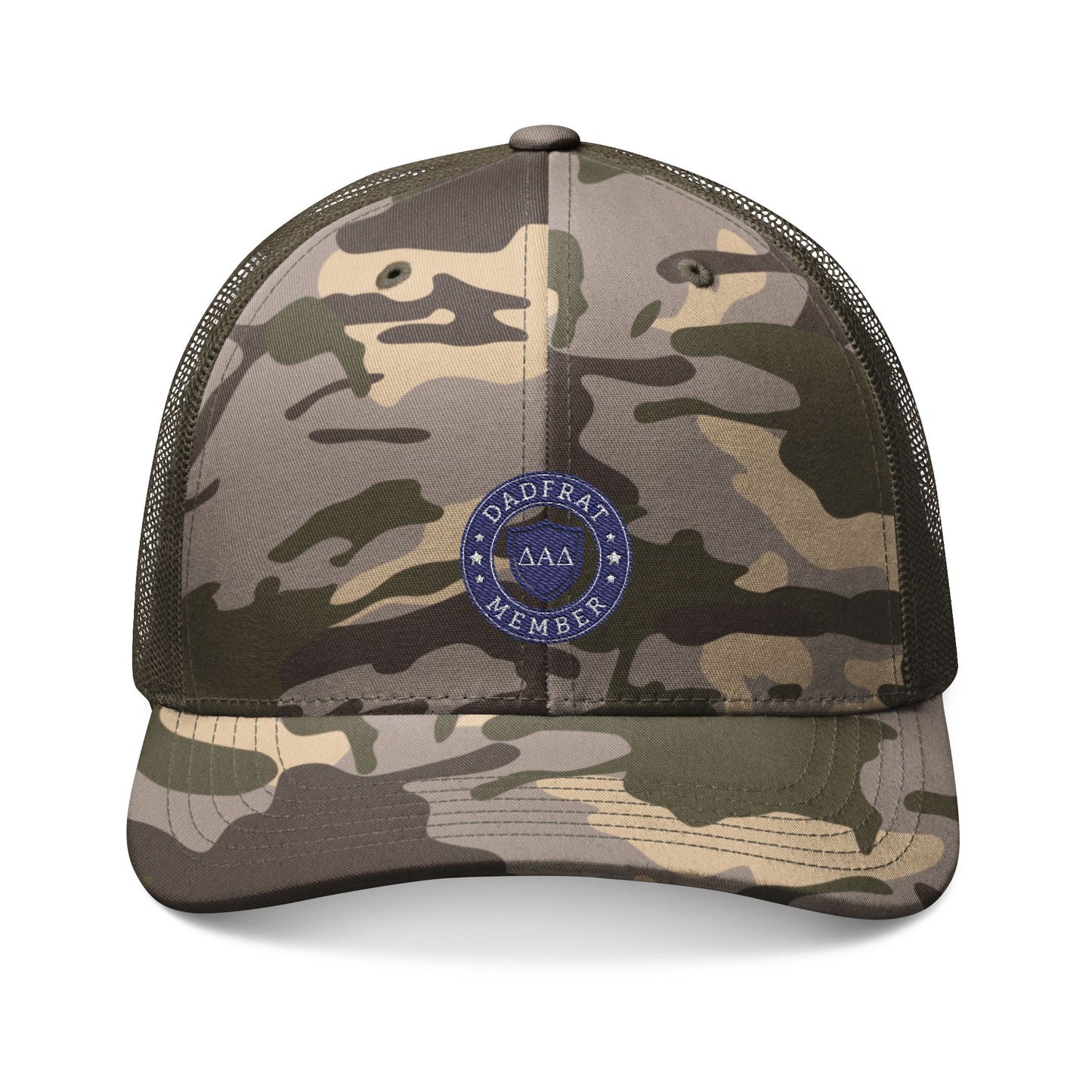 DadFrat Camouflage Trucker Hat (Embroidery)