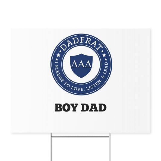 Yard Sign Boy Dad