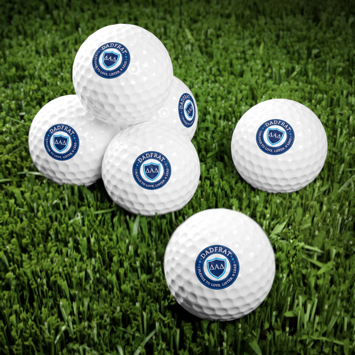 DadFrat Golf Balls, 6pcs