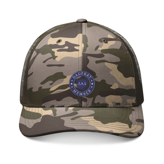 DadFrat Camouflage Trucker Hat (Embroidery)