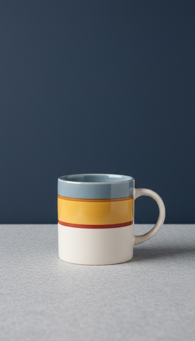 Classic ceramic mug with clubhouse mantra