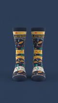 Playbook Pattern Novelty Socks